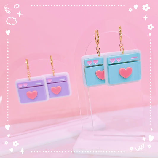 Polaroid Earrings | Pastel Camera Earrings| Valentines Earrings