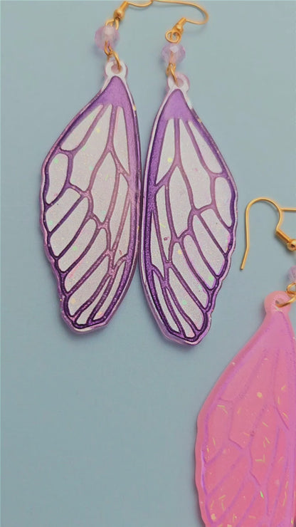 Fairy Wing Earrings | Fairy Earrings | Fairy Kei Earrings | Renassaince Fair
