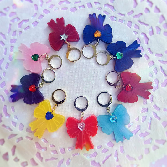 Sailor Moon Bow Earring | Magical Girl Bow Earring | Anime Earring | Sailor Moon Earring