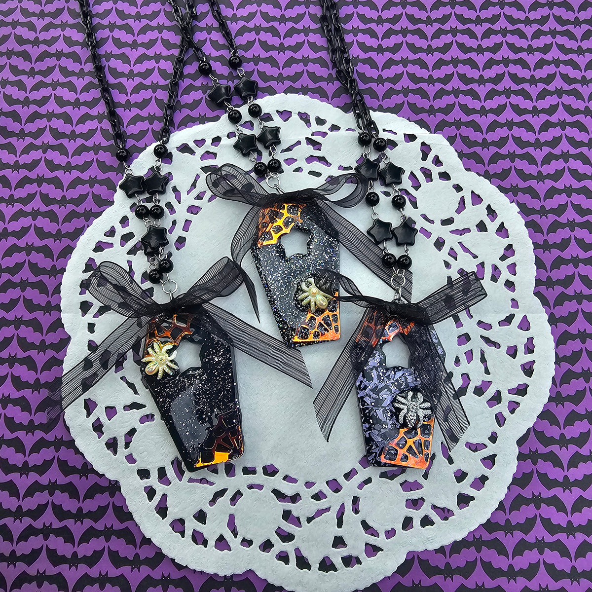 Gothic Coffin Necklace | Halloween Necklace | Gothic Necklace
