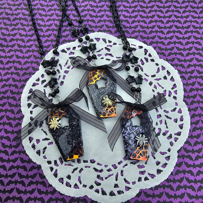 Gothic Coffin Necklace | Halloween Necklace | Gothic Necklace