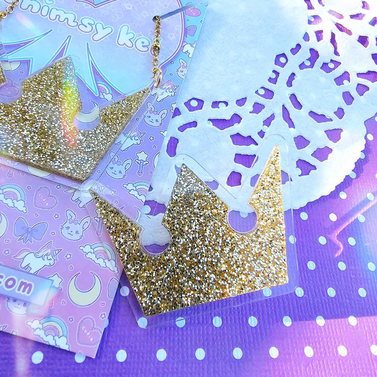 Crown Hair Clip | Crown Clip | Fairy Kei Hair | Kingdom Hearts Hair Clip | Kawaii Hair