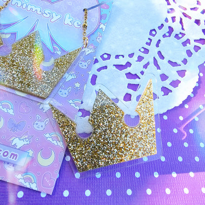 Crown Hair Clip | Crown Clip | Fairy Kei Hair | Kingdom Hearts Hair Clip | Kawaii Hair