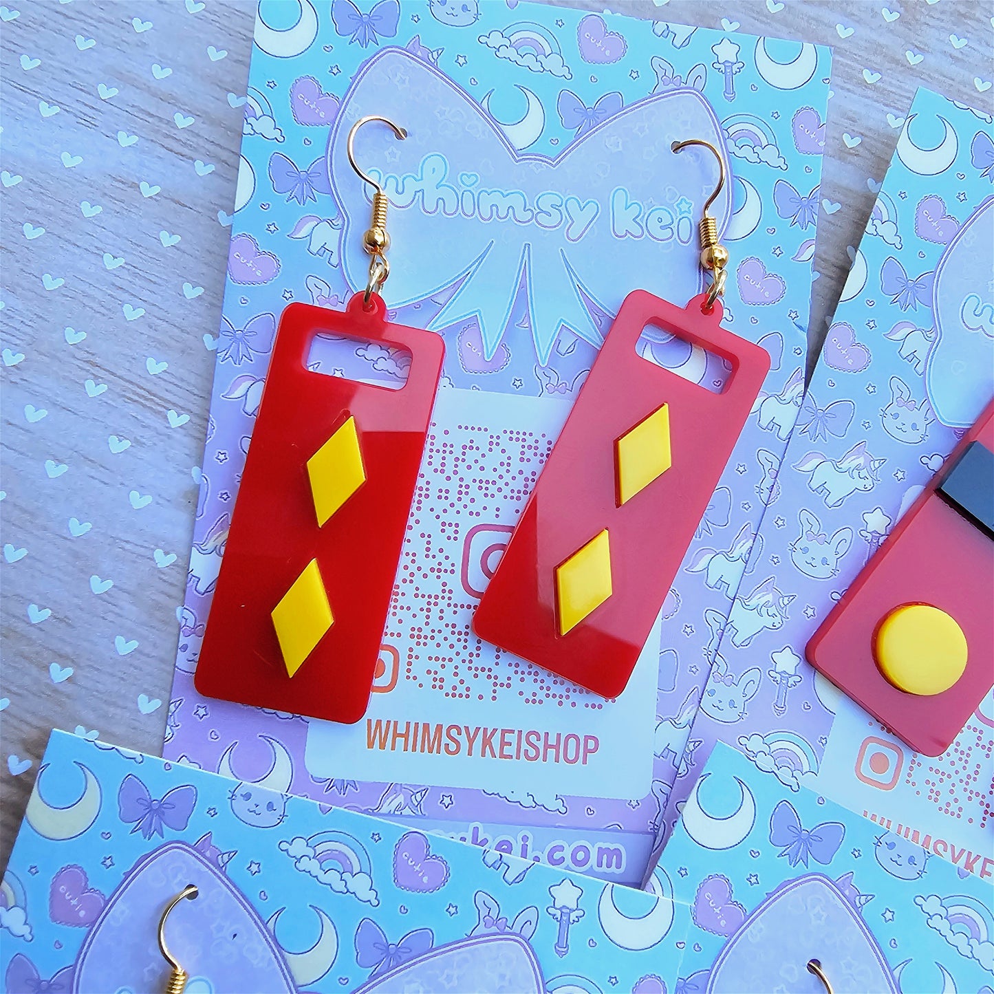 Kifuda Earrings | Spirited Earrings | Bath Token Earrings | No Face Earrings | Anime Inspired Earrings