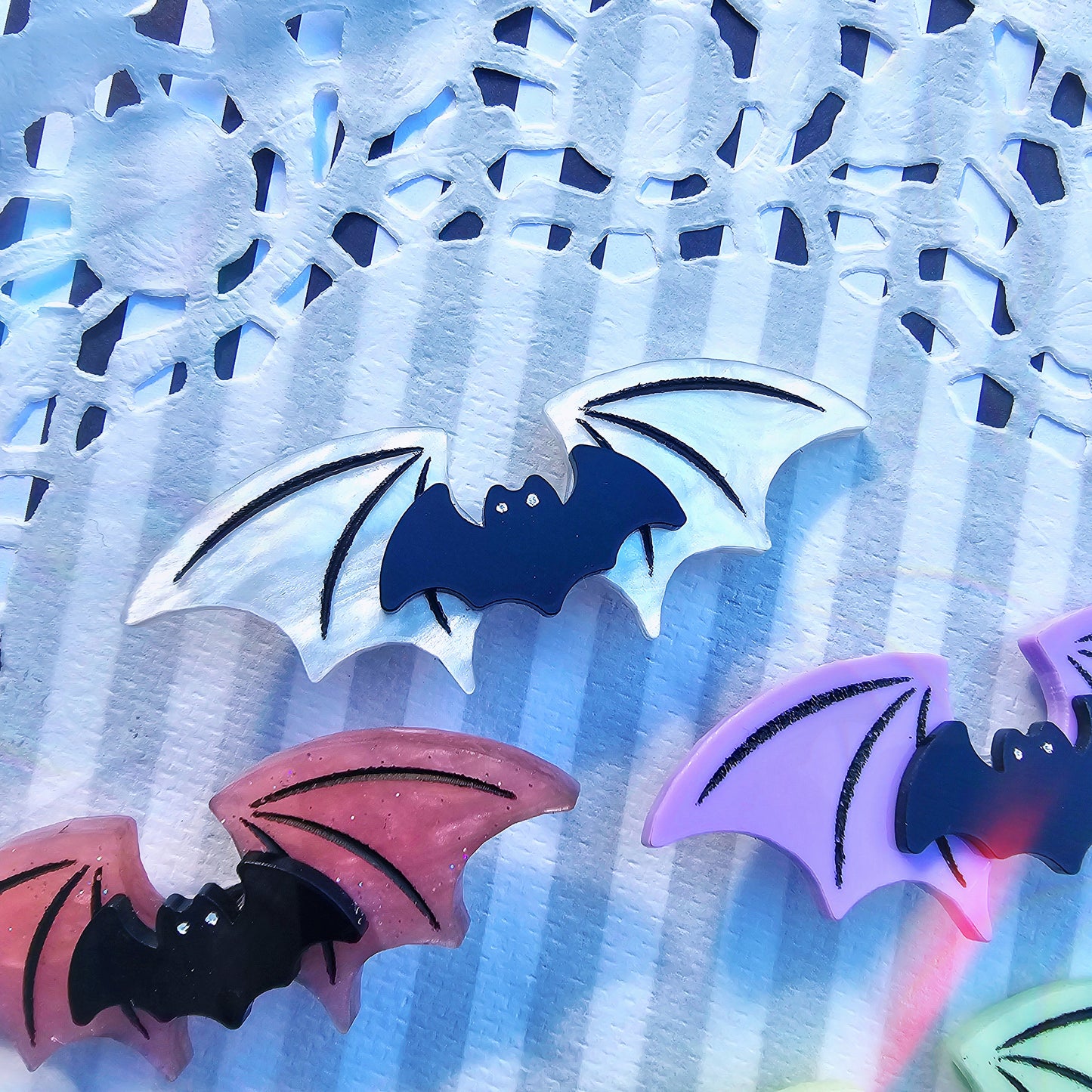 Bat Wing Hair Clip | Halloween Hair Clip | Bat Hair Clip | Goth Hair Clip | Pastel Halloween