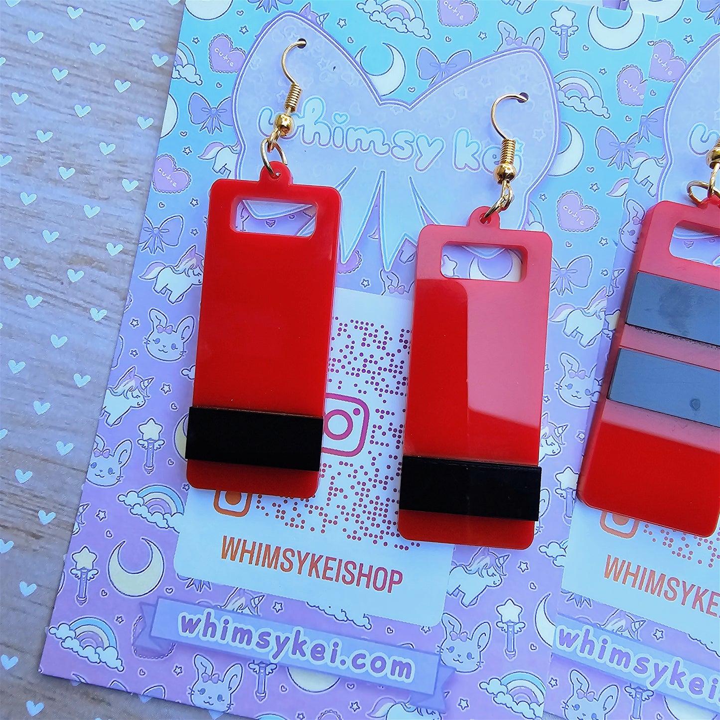 Kifuda Earrings | Spirited Earrings | Bath Token Earrings | No Face Earrings | Anime Inspired Earrings