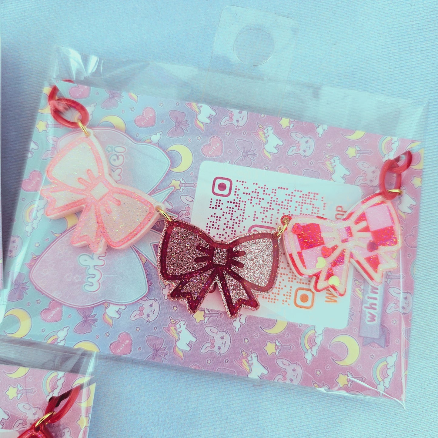 Valentines Bow Necklace | Lovecore Necklace | Valentines Necklace | Lolita Necklace