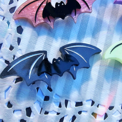 Bat Wing Hair Clip | Halloween Hair Clip | Bat Hair Clip | Goth Hair Clip | Pastel Halloween