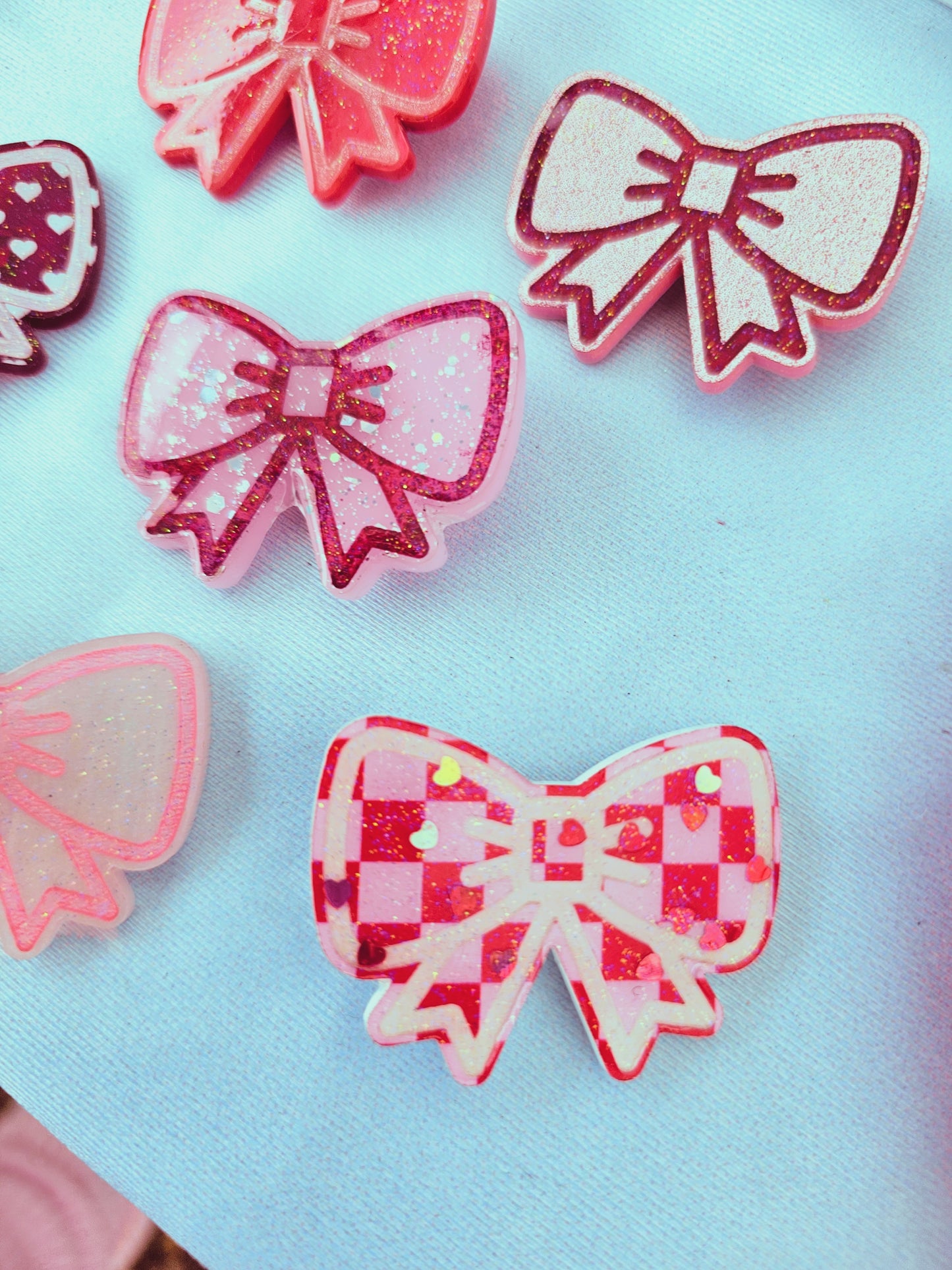 Valentines Bow Hairclip | Lovecore Clip | Valentines Clip | Lolita Clip