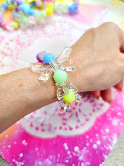 Pastel Rainbow Bracelet | Pastel Bracelet | Fairy Kei Bracelet | Decora Kei