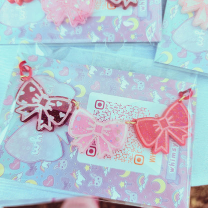 Valentines Bow Necklace | Lovecore Necklace | Valentines Necklace | Lolita Necklace