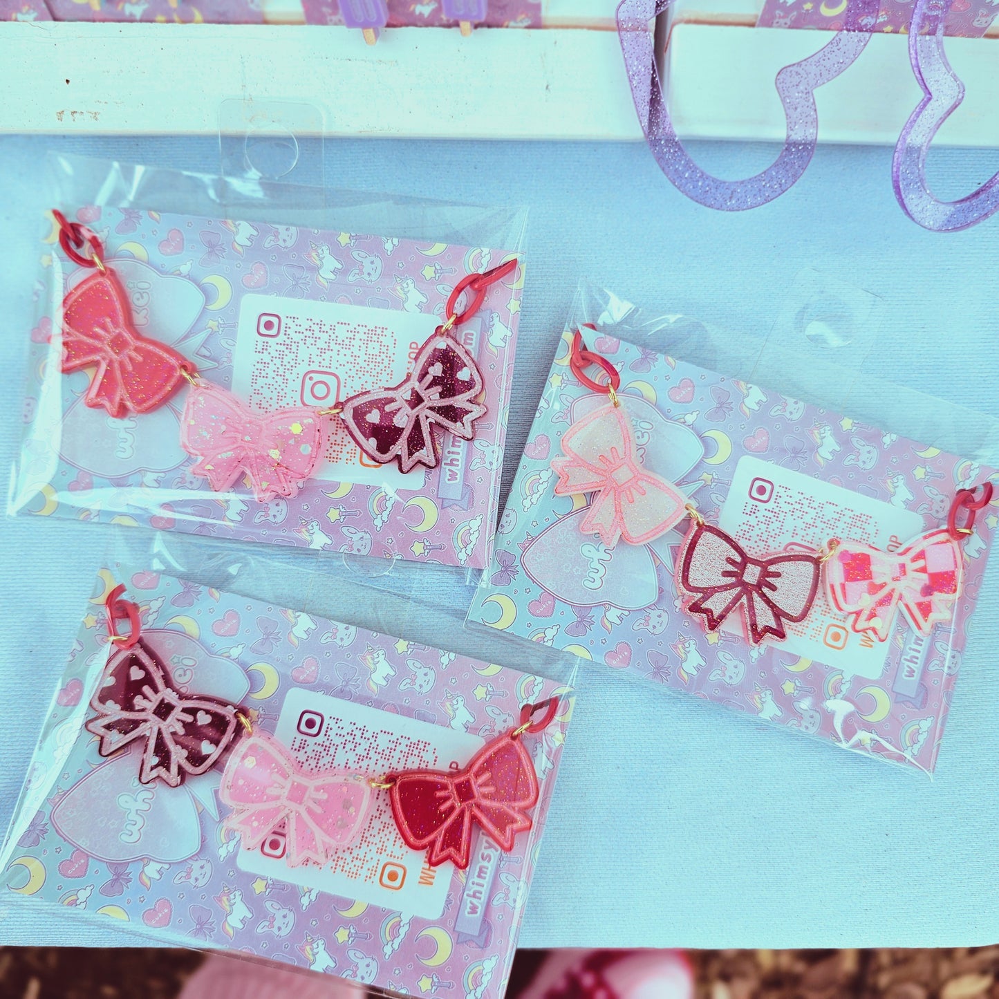 Valentines Bow Necklace | Lovecore Necklace | Valentines Necklace | Lolita Necklace