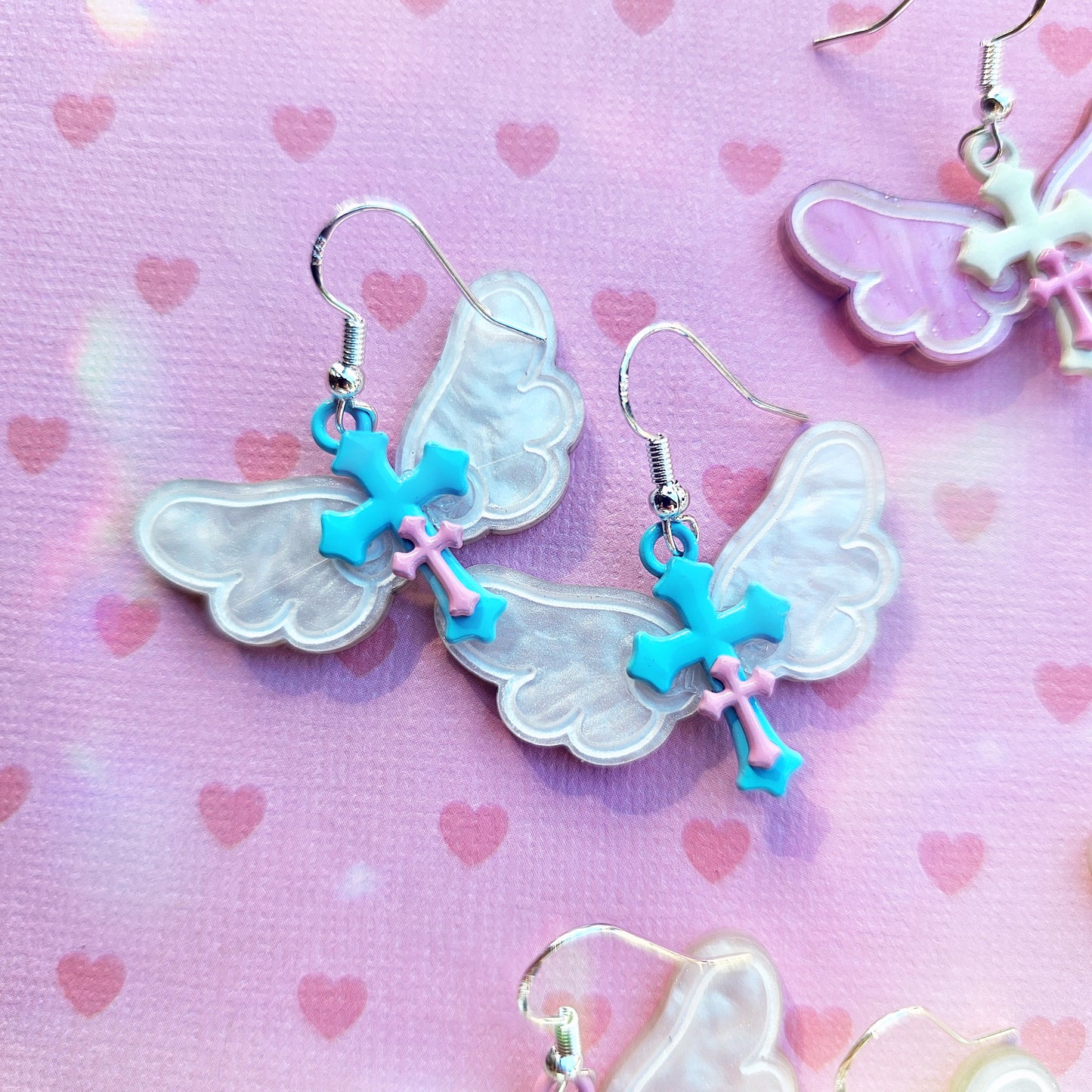 Angelic Wing Earrings | Magical Girl Earrings | Magical Earrings | Sweet Lolita Earrings | Mahou Kei Earrings
