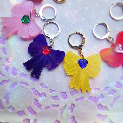Sailor Moon Bow Earring | Magical Girl Bow Earring | Anime Earring | Sailor Moon Earring
