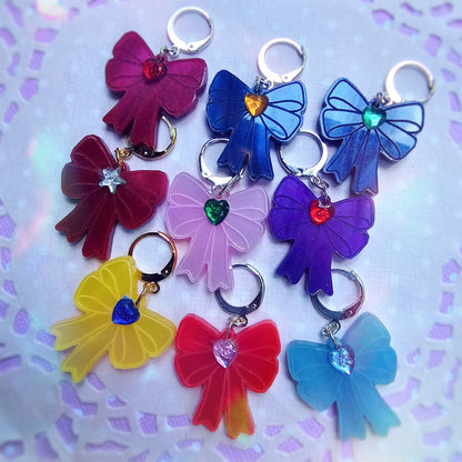 Sailor Moon Bow Earring | Magical Girl Bow Earring | Anime Earring | Sailor Moon Earring