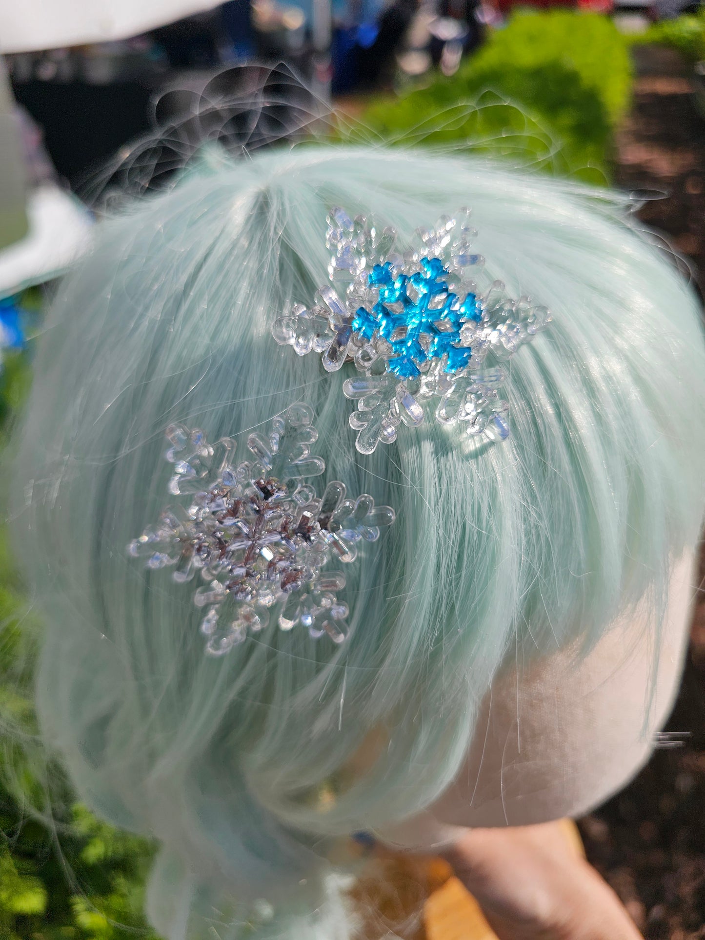 Crystal Snowflake Hair Clip | Snow Queen Clip | Frozen Queen Hair Clip | Christmas Clip | Winter Hair Clip