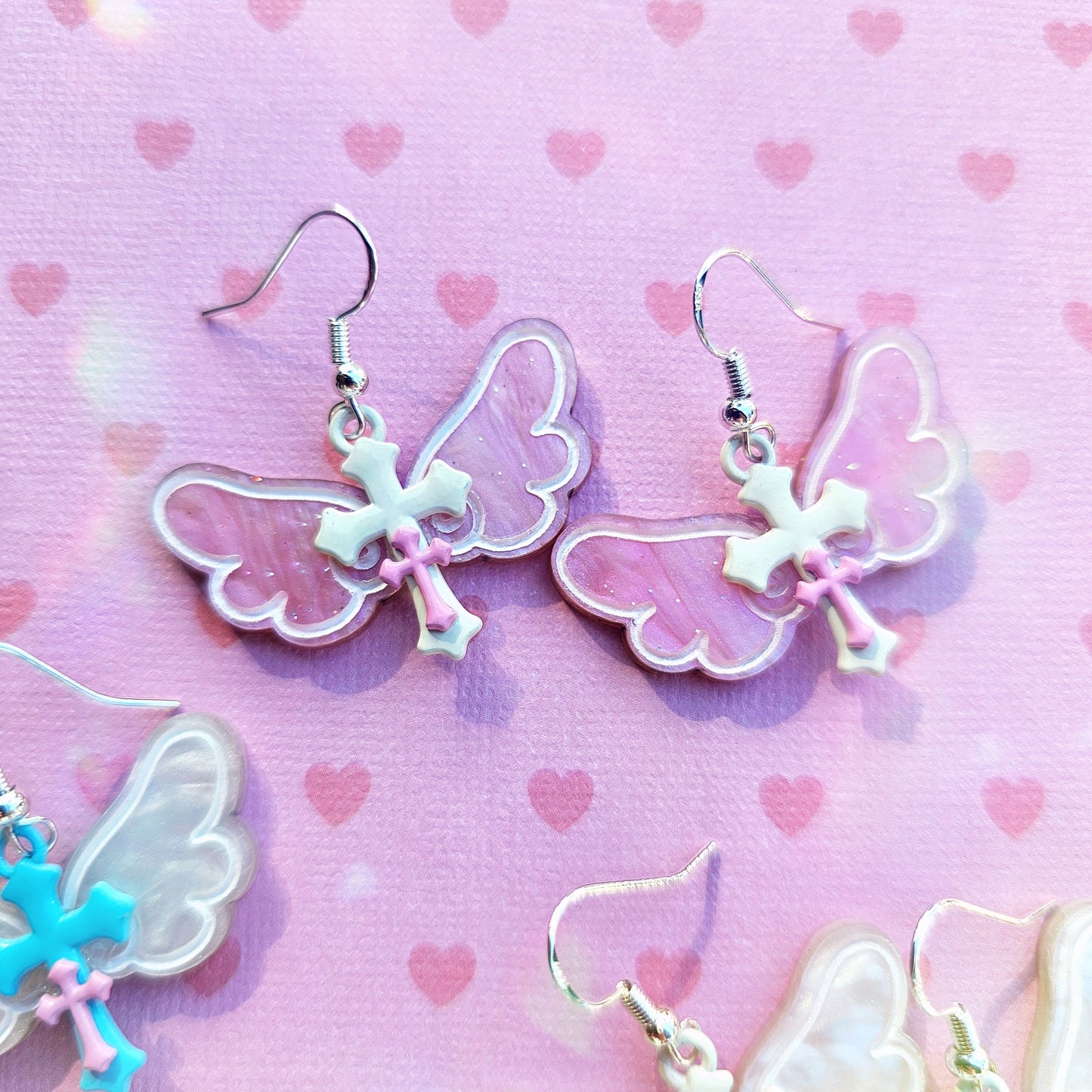 Angelic Wing Earrings | Magical Girl Earrings | Magical Earrings | Sweet Lolita Earrings | Mahou Kei Earrings