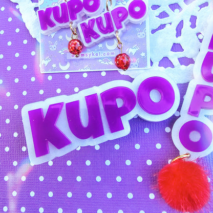 Moogle Hairclip | Final Fantasy Hairclip | Kingdom Hearts Clip |  Weeb Hairclip