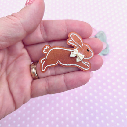 Easter Bunny Hair Clip | Rabbit Hair Clip | White Bunny Clip | Brown Bunny | Easter Clip