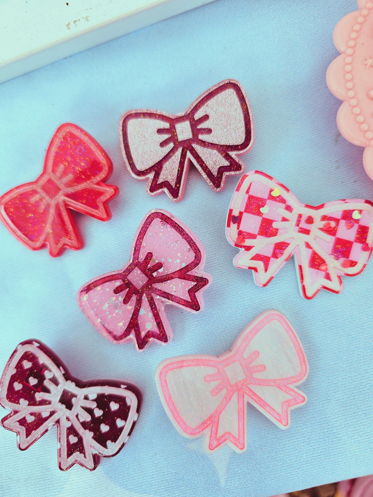 Valentines Bow Hairclip | Lovecore Clip | Valentines Clip | Lolita Clip