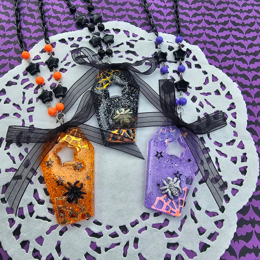 Gothic Coffin Necklace | Halloween Necklace | Gothic Necklace