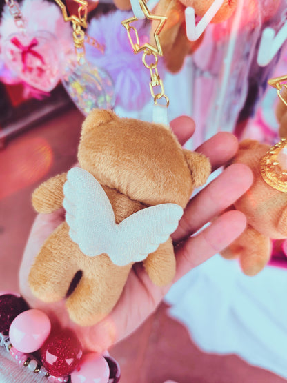 Fairy Bear Charm | Kawaii Bear Keychain | Sweet Bear