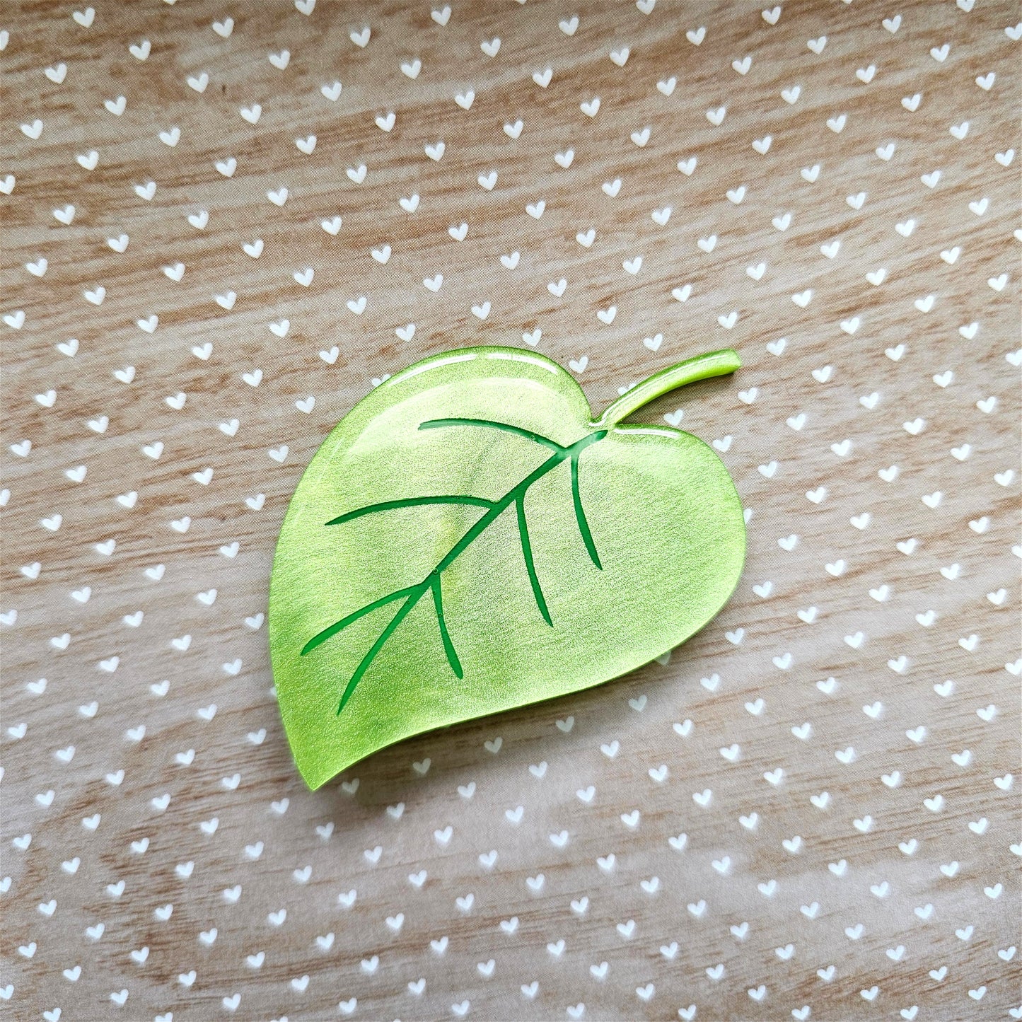 Leaf Hair Clip | Leaf Barrette | Anime Inspired Hair Clip