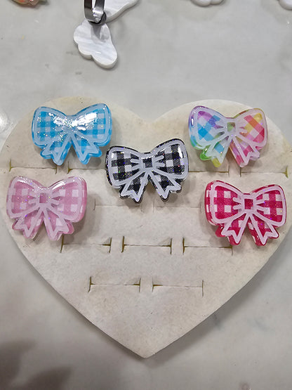 Gingham Bow Ring | Spring Ring | Gingham Ring | Lolita Ring