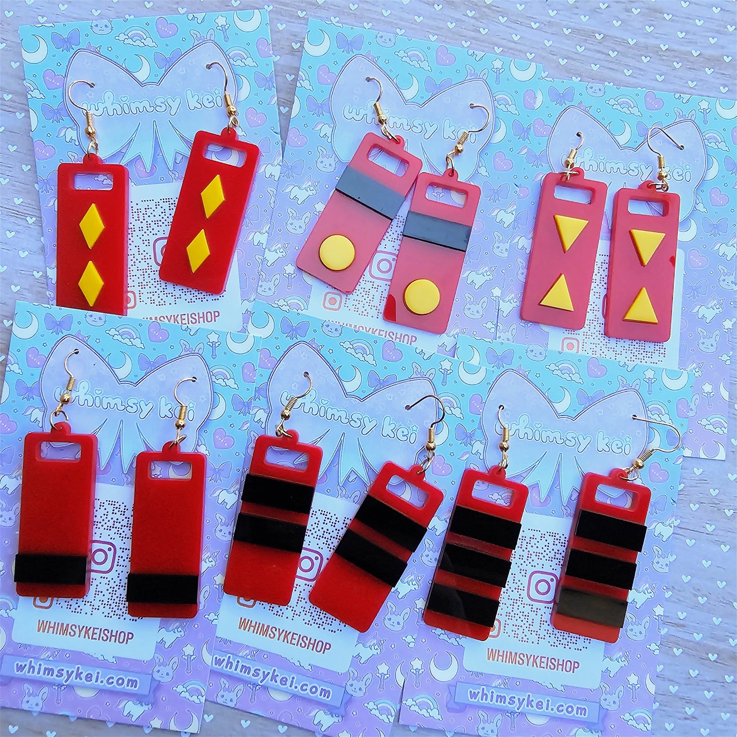 Kifuda Earrings | Spirited Earrings | Bath Token Earrings | No Face Earrings | Anime Inspired Earrings