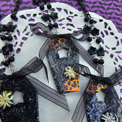 Gothic Coffin Necklace | Halloween Necklace | Gothic Necklace