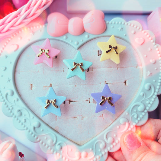 Pastel Star Ring | Pastel Star | Fairy Kei Ring | Decora Kei | Sweet Lolita Ring