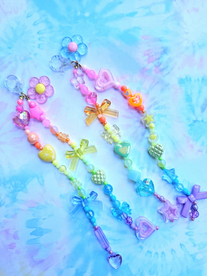 Hair Clasps | Hair Chain | Blue Hair Clip | Red Hair Clip | Orange Hair Clip | Rainbow Hair