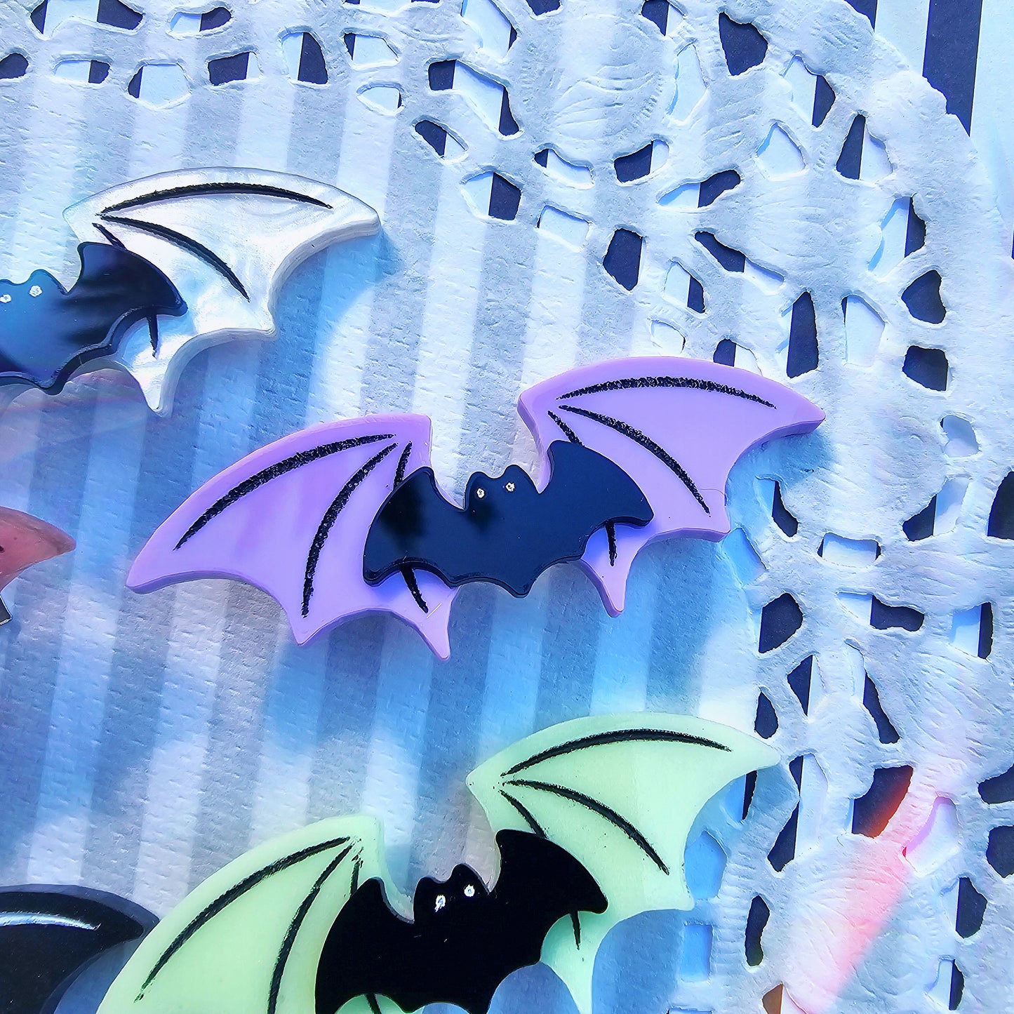 Bat Wing Hair Clip | Halloween Hair Clip | Bat Hair Clip | Goth Hair Clip | Pastel Halloween