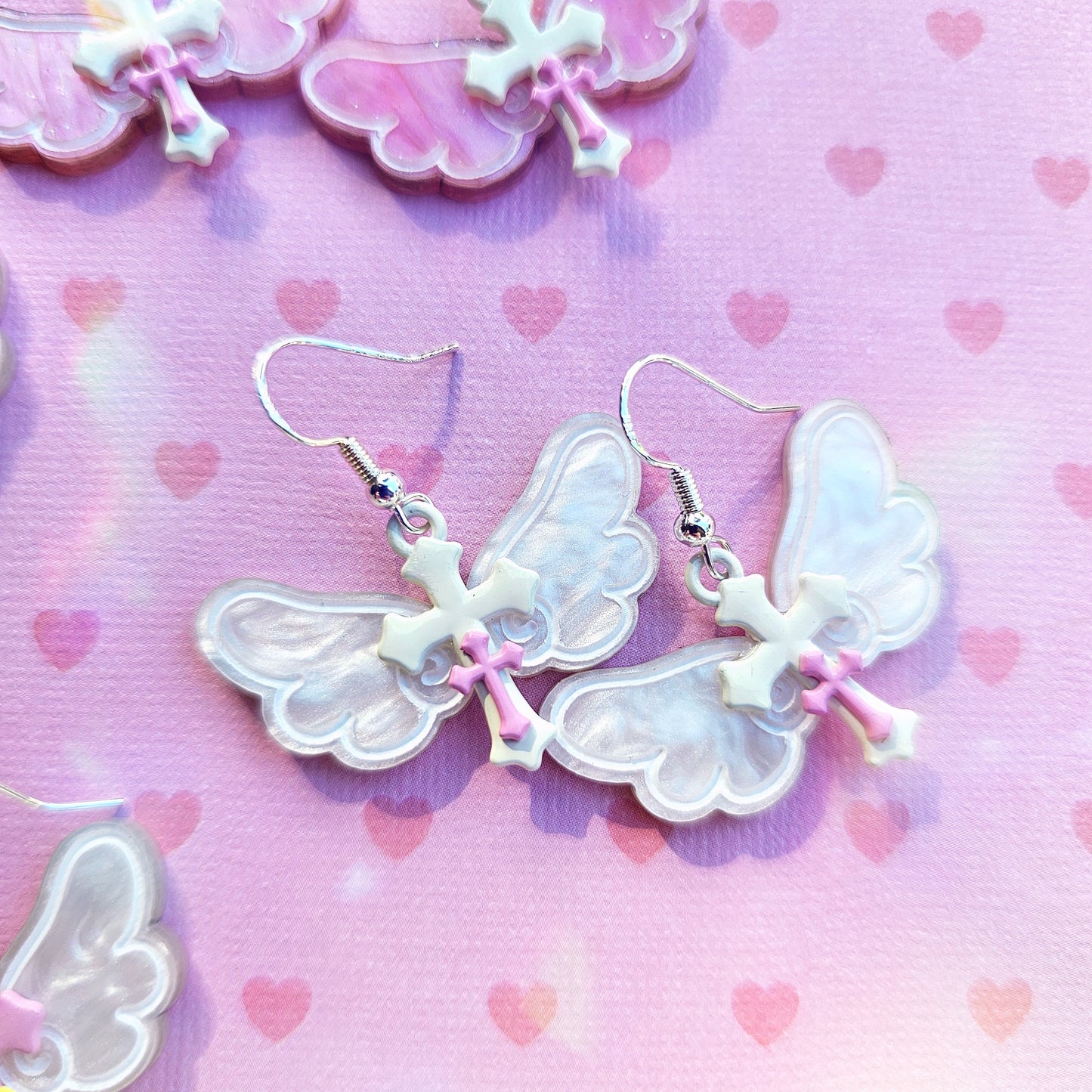 Angelic Wing Earrings | Magical Girl Earrings | Magical Earrings | Sweet Lolita Earrings | Mahou Kei Earrings