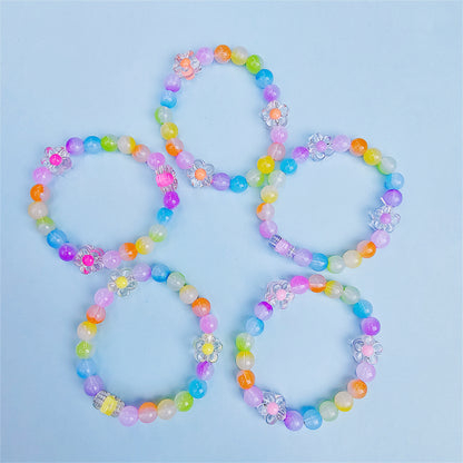 Pastel Flower Bracelet | Fairy Kei Bracelet | Flower Bracelet | Spring Bracelet