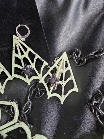 Spiderweb Hair Clip | Web Clip | Halloween Hair | Spiderweb Barrette | Spider Clip | Gothic Lolita Hair Clip (Copy)