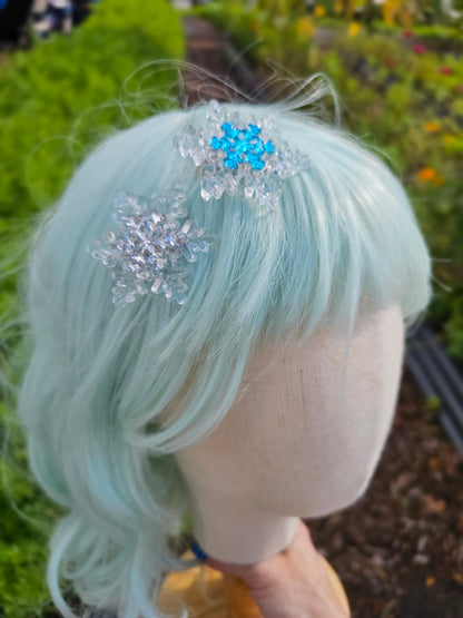 Crystal Snowflake Hair Clip | Snow Queen Clip | Frozen Queen Hair Clip | Christmas Clip | Winter Hair Clip