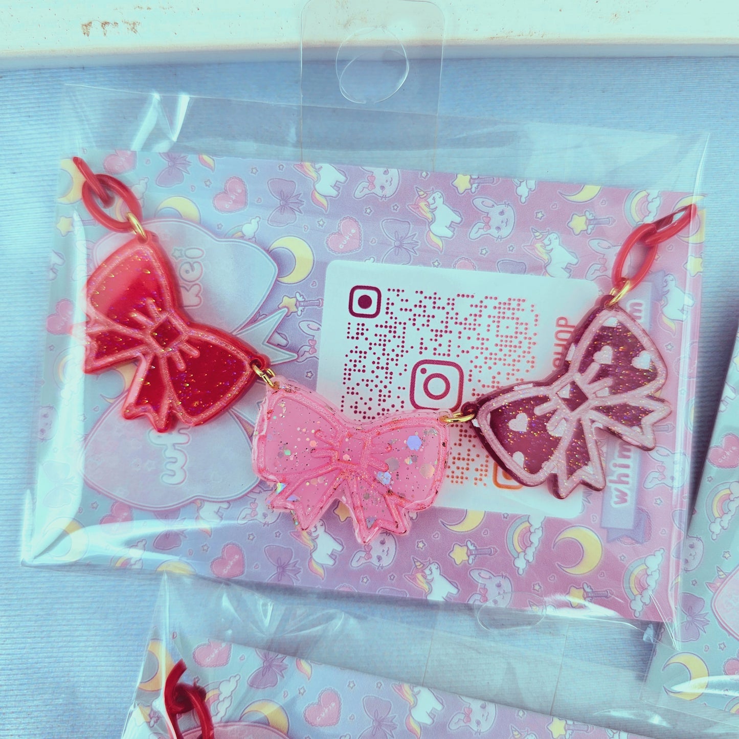 Valentines Bow Necklace | Lovecore Necklace | Valentines Necklace | Lolita Necklace