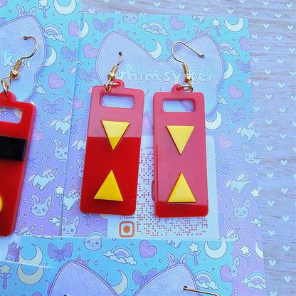 Kifuda Earrings | Spirited Earrings | Bath Token Earrings | No Face Earrings | Anime Inspired Earrings