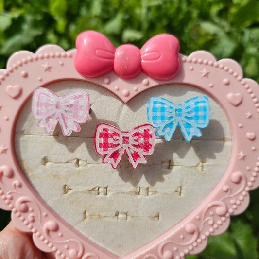 Gingham Bow Ring | Spring Ring | Gingham Ring | Lolita Ring
