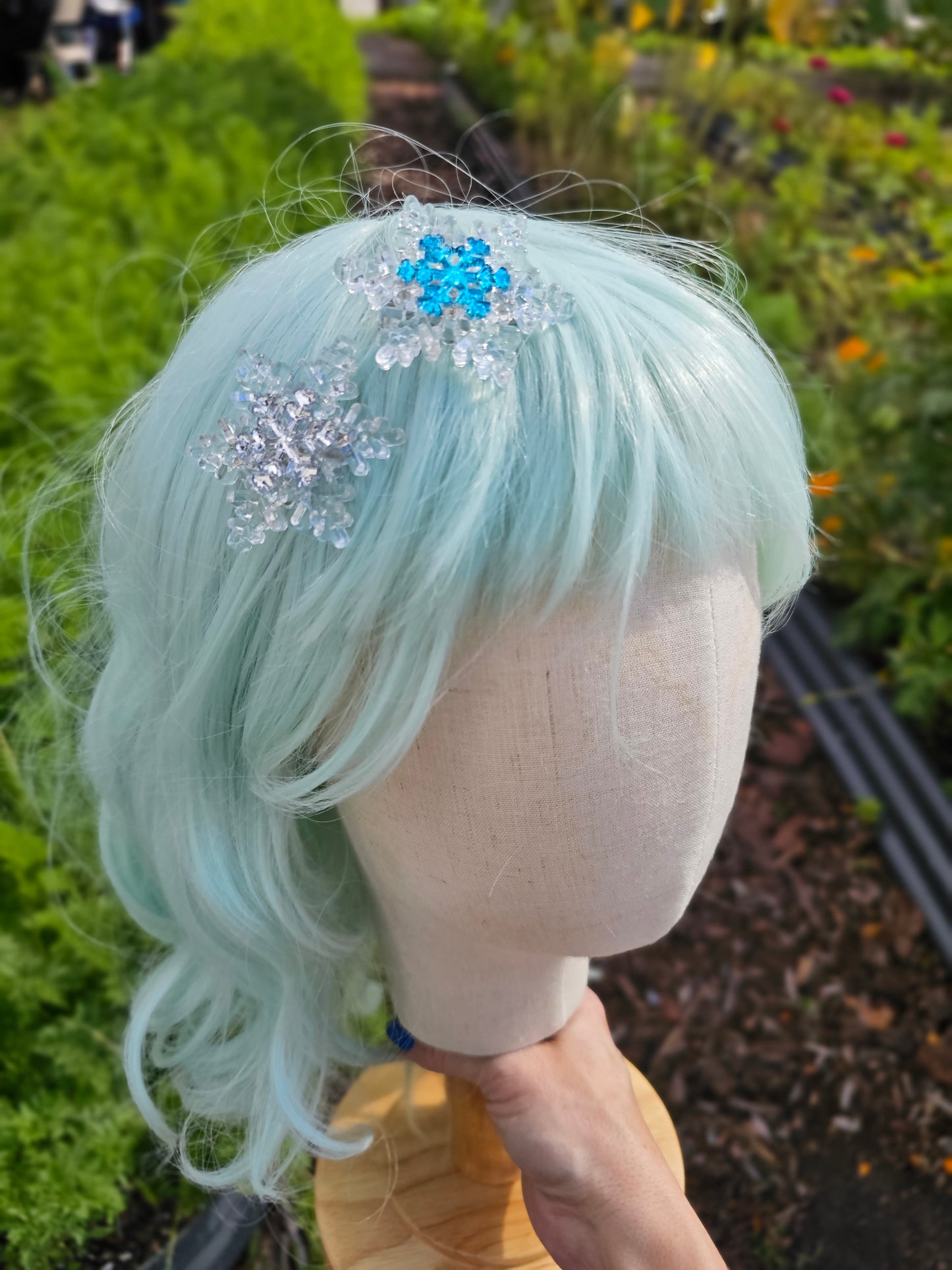 Crystal Snowflake Hair Clip | Snow Queen Clip | Frozen Queen Hair Clip | Christmas Clip | Winter Hair Clip