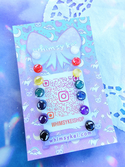Materia Earrings | Final Fantasy Earrings | Weeb Earrings | Final Fantasy 7