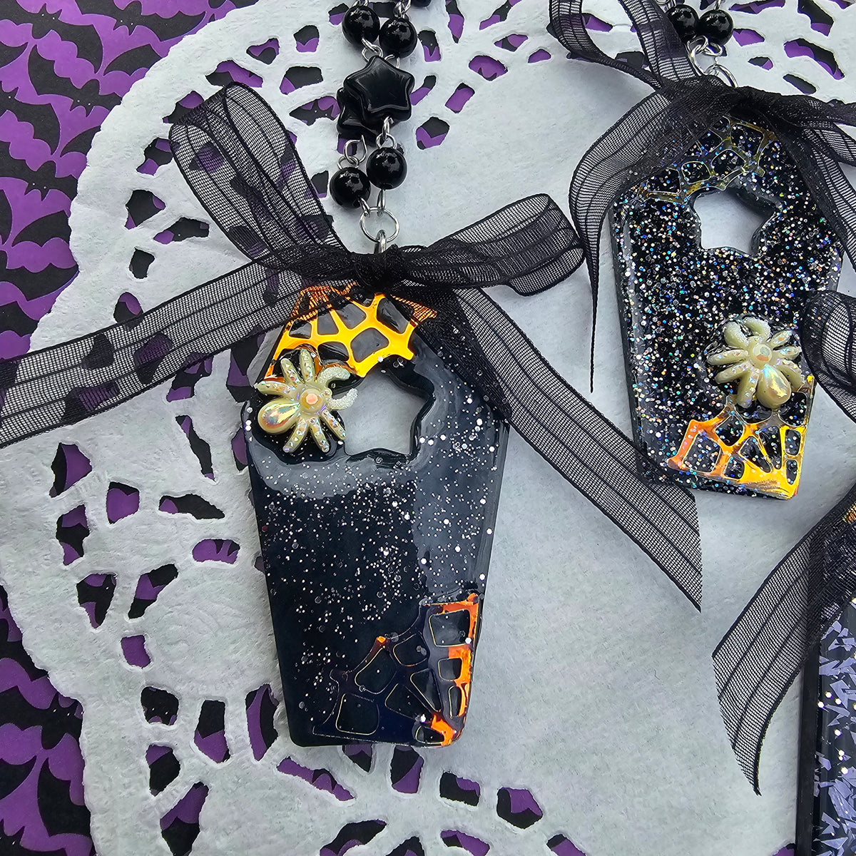 Gothic Coffin Necklace | Halloween Necklace | Gothic Necklace