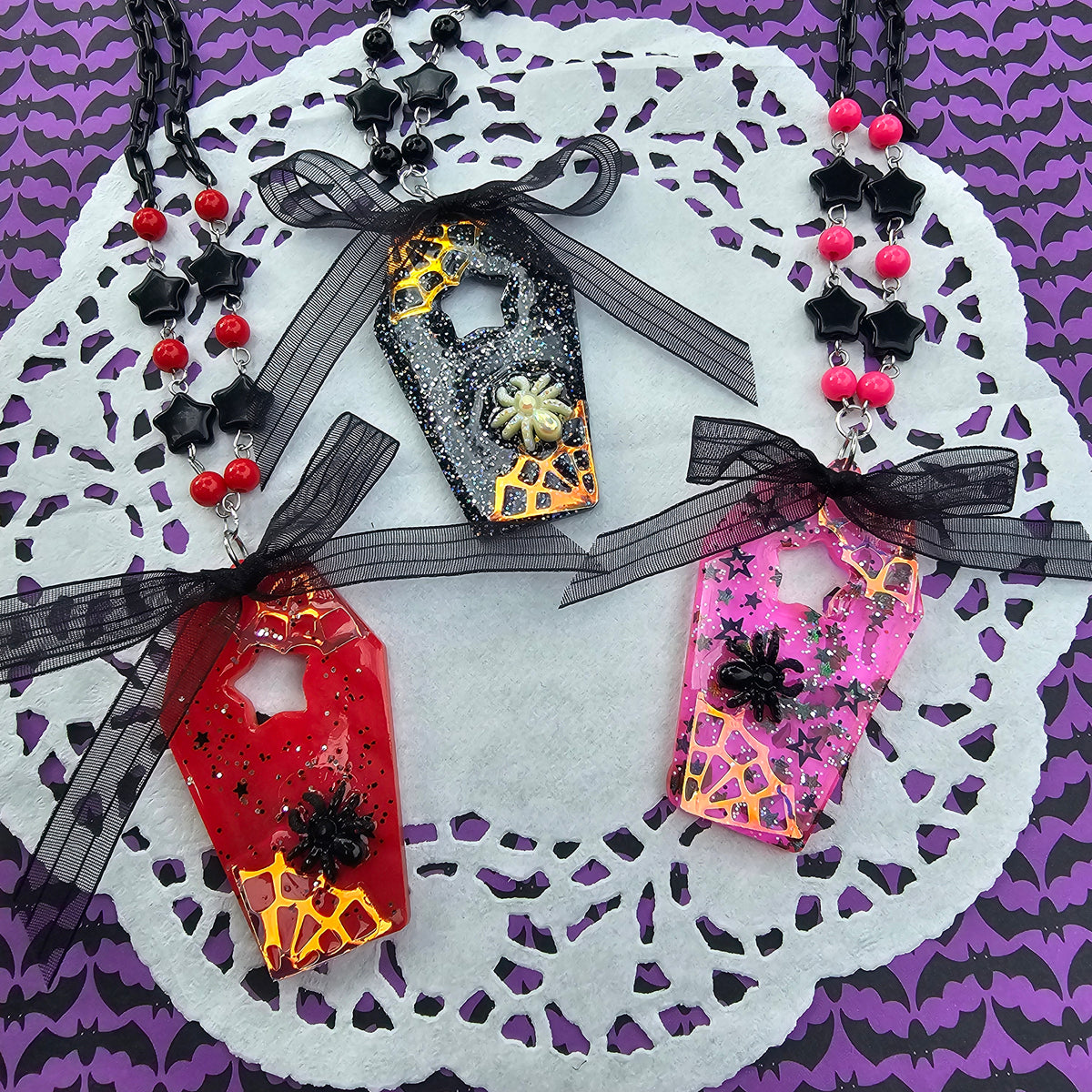 Gothic Coffin Necklace | Halloween Necklace | Gothic Necklace