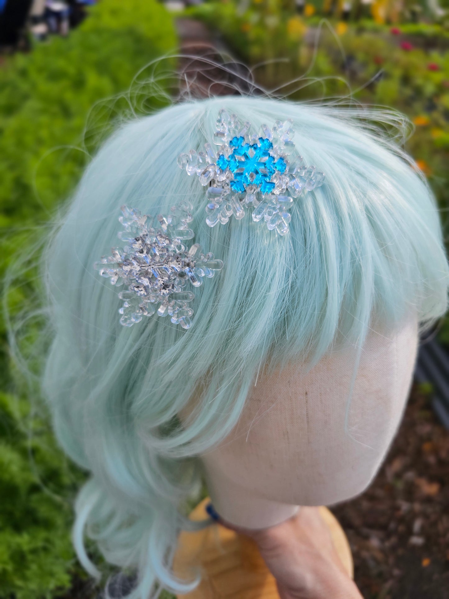 Crystal Snowflake Hair Clip | Snow Queen Clip | Frozen Queen Hair Clip | Christmas Clip | Winter Hair Clip