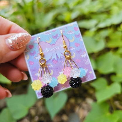 Konpeito Earrings | Spirited Earrings | Soot Sprite Earrings | Candy Earrings | Anime Inspired Earrings