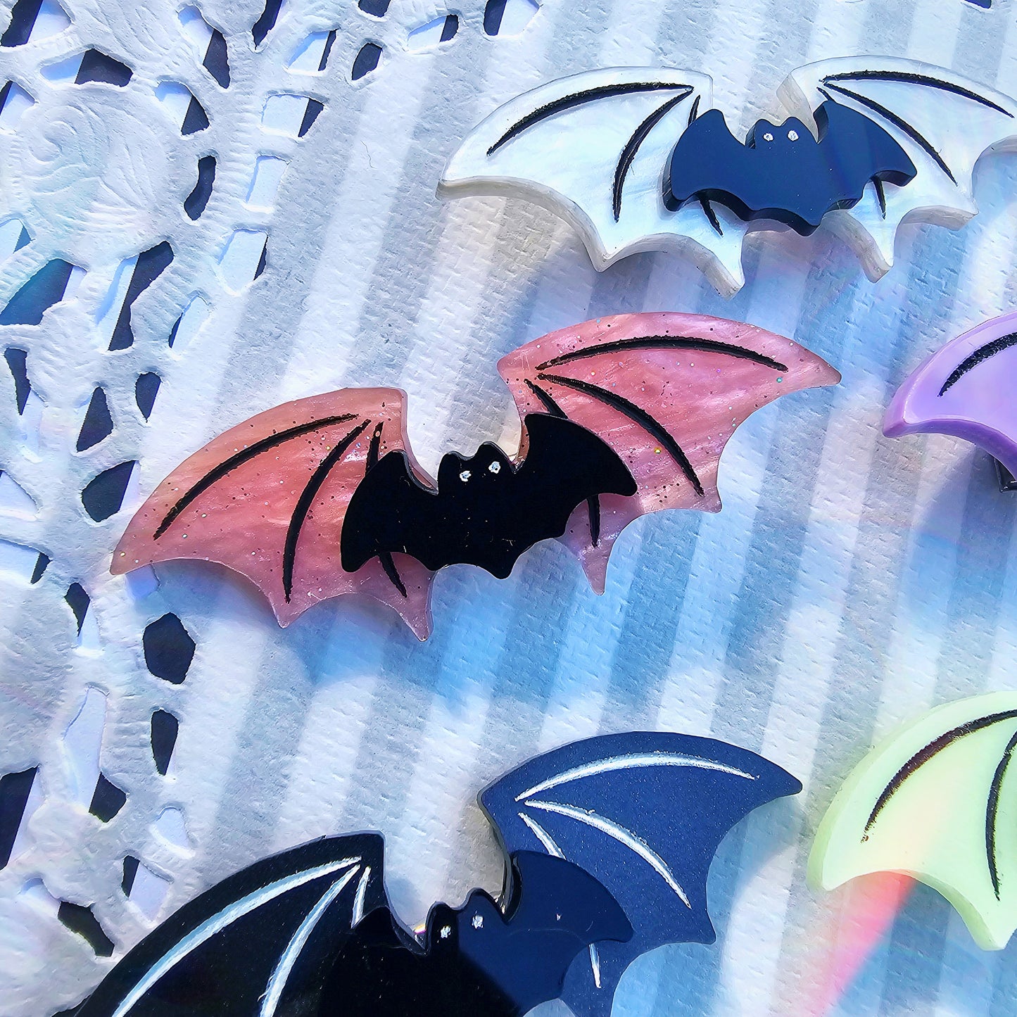 Bat Wing Hair Clip | Halloween Hair Clip | Bat Hair Clip | Goth Hair Clip | Pastel Halloween