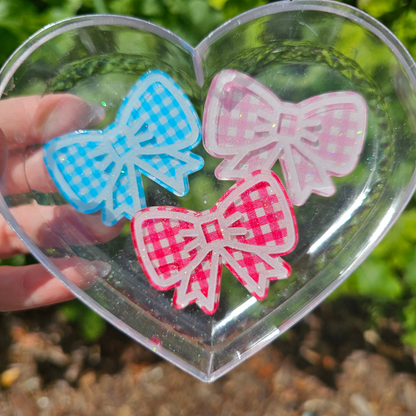 Gingham Bow Hairclip | Gingham Clip | Summer Clip | Lolita Clip