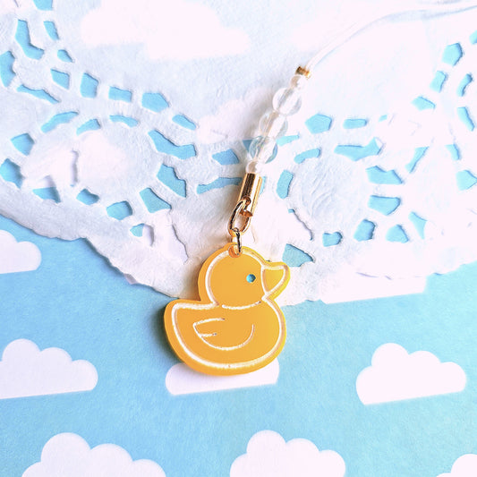 "Rubber" Duck Phone Charm | Duckie Charm