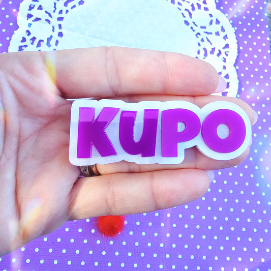 Moogle Hairclip | Final Fantasy Hairclip | Kingdom Hearts Clip |  Weeb Hairclip